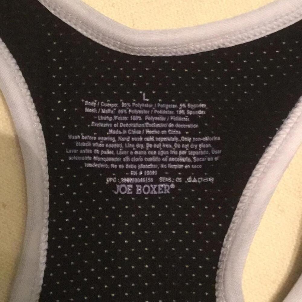 Joe Boxer Scoopneck Sports Bra Large NWT - Picture 2 of 6